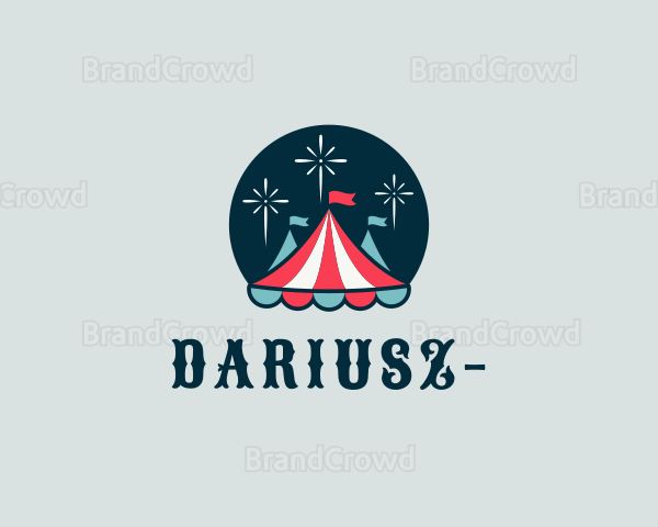 Fireworks Circus Tent Logo