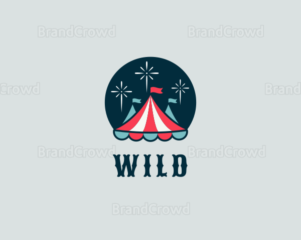 Fireworks Circus Tent Logo