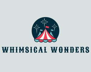 Circus - Fireworks Circus Tent logo design