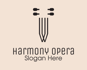 Opera - Instrument Strings & Tuner logo design