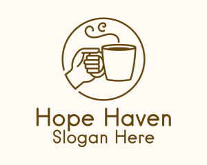 Hand Hot Drink Logo