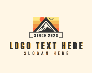 Travel - Adventure Mountain Summit logo design