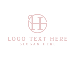 Cosmetics - Feminine Vogue Letter H logo design