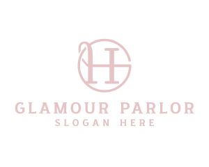 Parlor - Feminine Vogue Letter H logo design