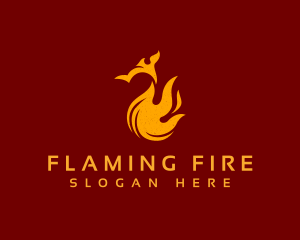 Flaming - Flame BBQ Chicken logo design