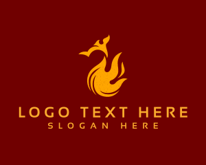 Flaming - Flame BBQ Chicken logo design