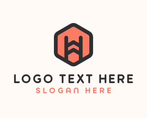Investor - Generic Firm Badge Letter H logo design
