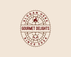 Oven Diner Cuisine logo design