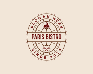 Oven Diner Cuisine logo design