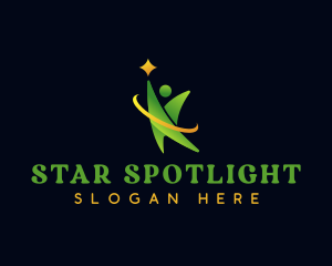 Leader People Star logo design