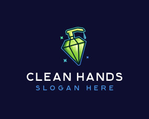 Gem Disinfectant Sanitizer logo design