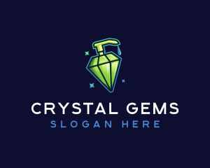 Gem Disinfectant Sanitizer logo design