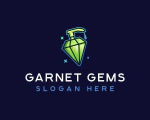 Gem Disinfectant Sanitizer logo design