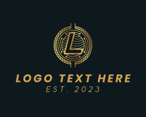 Digital - Modern Crypto Letter L logo design
