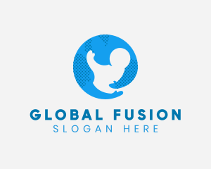 Multicultural - Globe Baby Care Foundation logo design