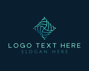 Communication - Cyber Technology Startup logo design