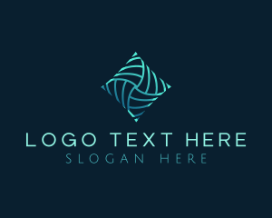 Cyber Technology Startup Logo