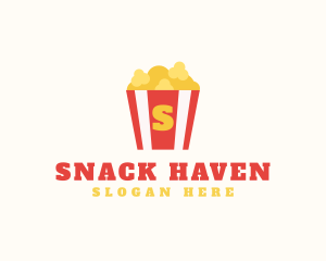 Popcorn Snack Bar logo design