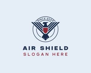 Eagle Shield Air Force logo design