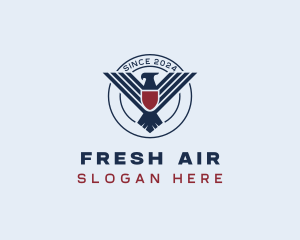 Eagle Shield Air Force logo design