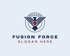 Eagle Shield Air Force logo design