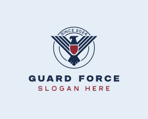 Eagle Shield Air Force logo design