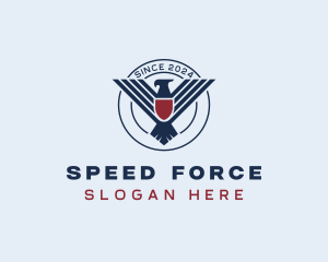 Eagle Shield Air Force logo design