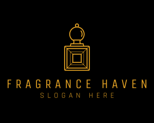 Gold Luxury Perfume logo design