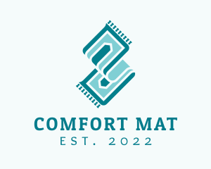 Mat - Woven Carpet Flooring logo design