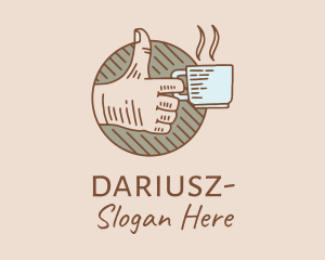 Coffeehouse - Thumbs Up Coffee Drink logo design