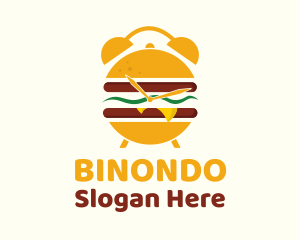 Burger Alarm Clock Logo