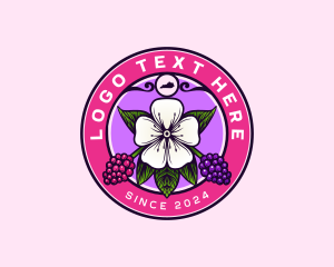 Blossom - Kentucky Blackberry Blossom logo design