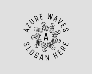 Stylish Waves Boutique logo design