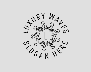 Stylish Waves Boutique logo design