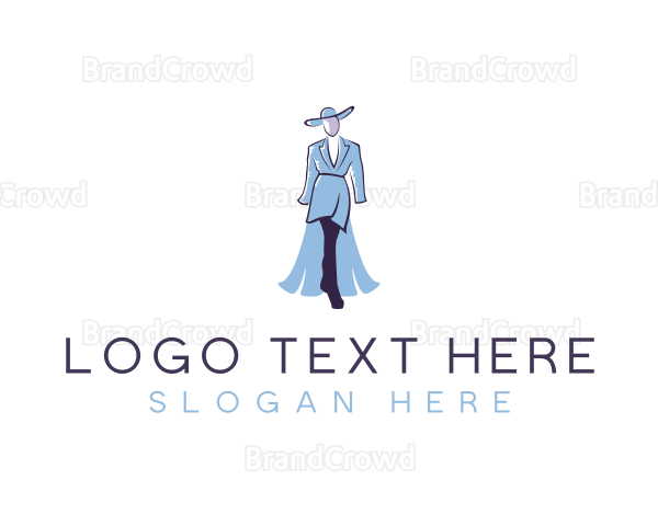 Woman Fashion Clothing Logo