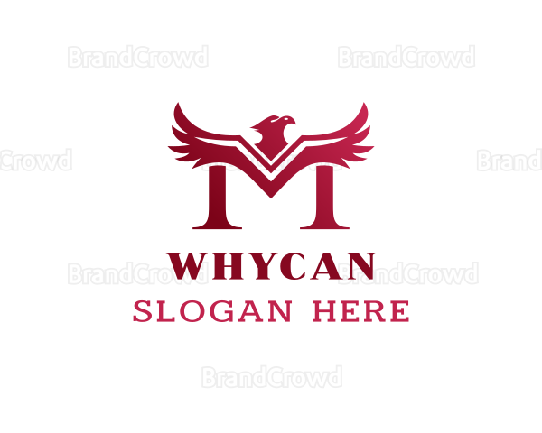 Eagle Varsity Letter M Logo