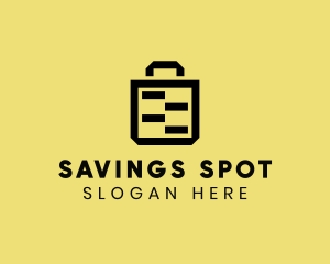 Bargain - Shopping Grocery Bag logo design