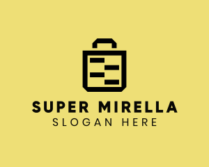 Retailer - Shopping Grocery Bag logo design