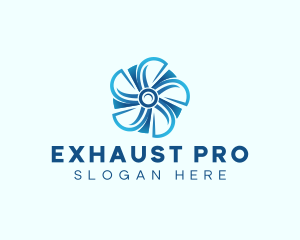 Exhaust - Fan Propeller Exhaust logo design