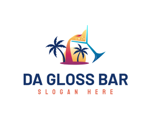 Refreshment Beach Bar  logo design