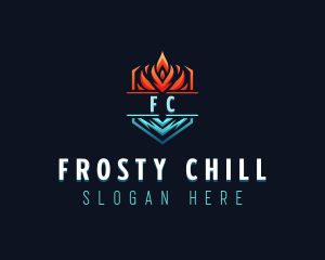 Cold - Hot Cold Ventilation logo design