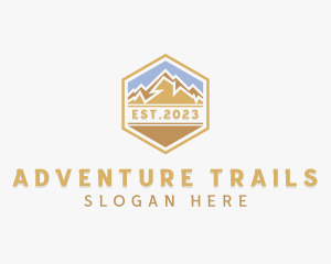 Peak Mountain Adventure logo design