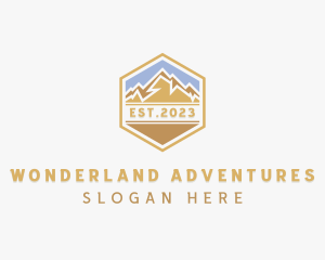 Peak Mountain Adventure logo design