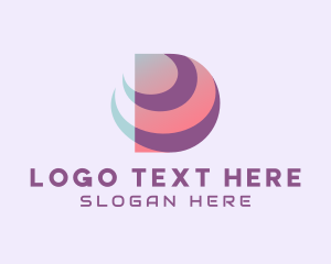 Financial - Tech Business Letter D logo design