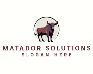 Wild Bull Matador logo design