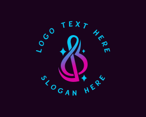 Vocals - Musical Note Sound logo design