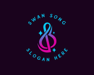 Musical Note Sound logo design