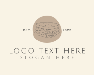 Store - Minimalist Sandwich Store logo design