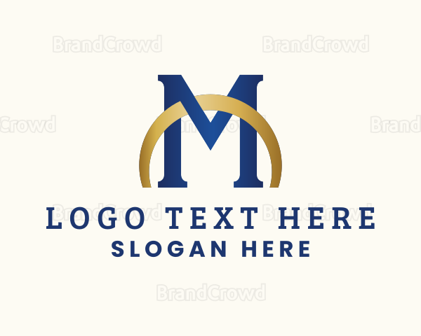 Premium Business Letter M Logo