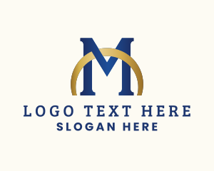 Premium Business Letter M Logo